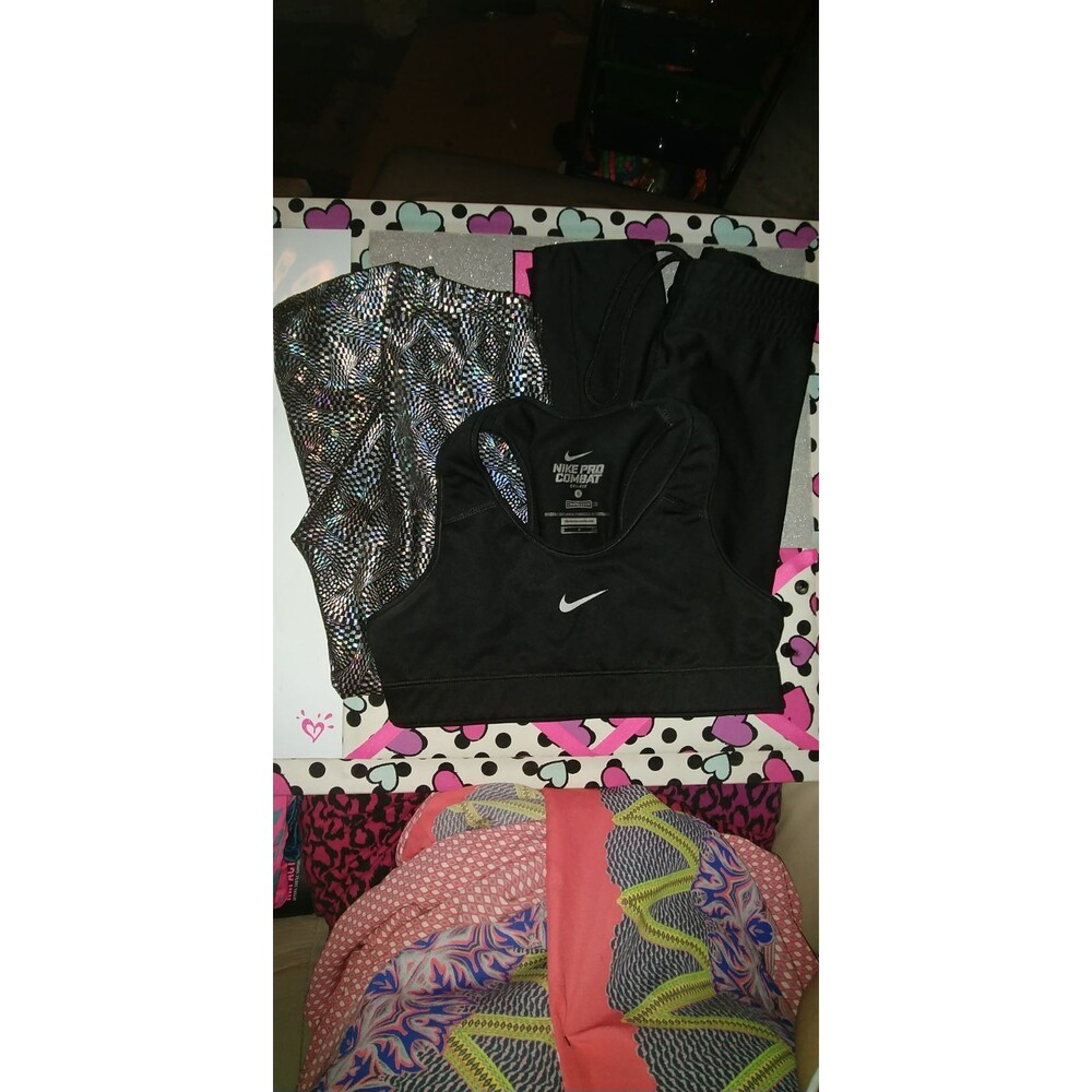 Girls Nike top, bcg,Capezio pants sz S/8